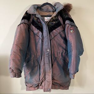 ✨ Triple FAT Goose Down Brown Coat Vintage XL